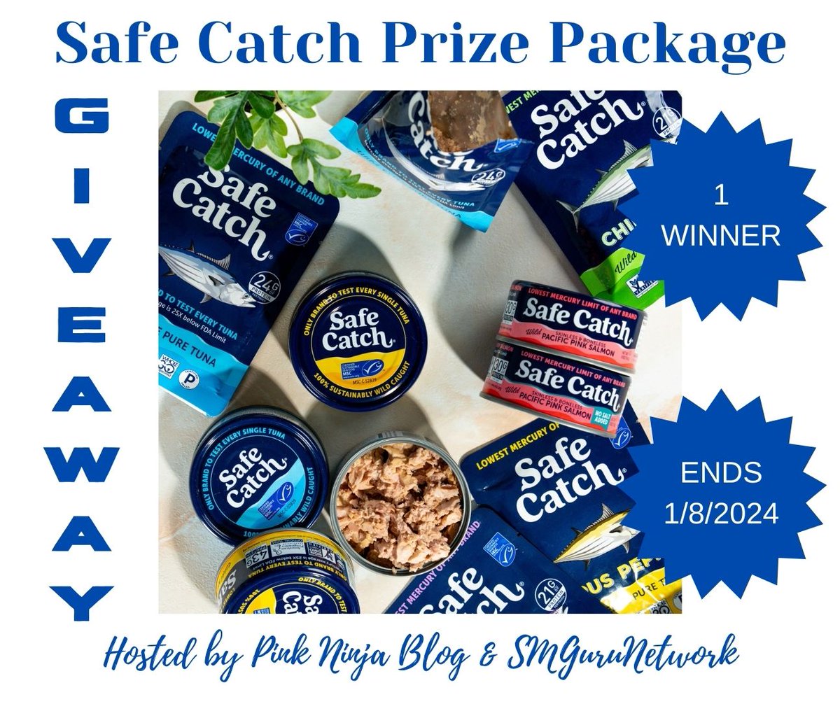 🎄 GIVEAWAY ALERT 🎄 #AD

🐟 Swim Into The New Year with Safe Catch! Enter to #WIN a Safe Catch Prize Package ($100 TRV)! This giveaway is open to residents of the USA | 18+ #2023HolidayGiftGuide🎁#SafeCatch

Enter the #GIVEAWAY & Good Luck 👉 pinkninjablog.com/safe-catch-giv…