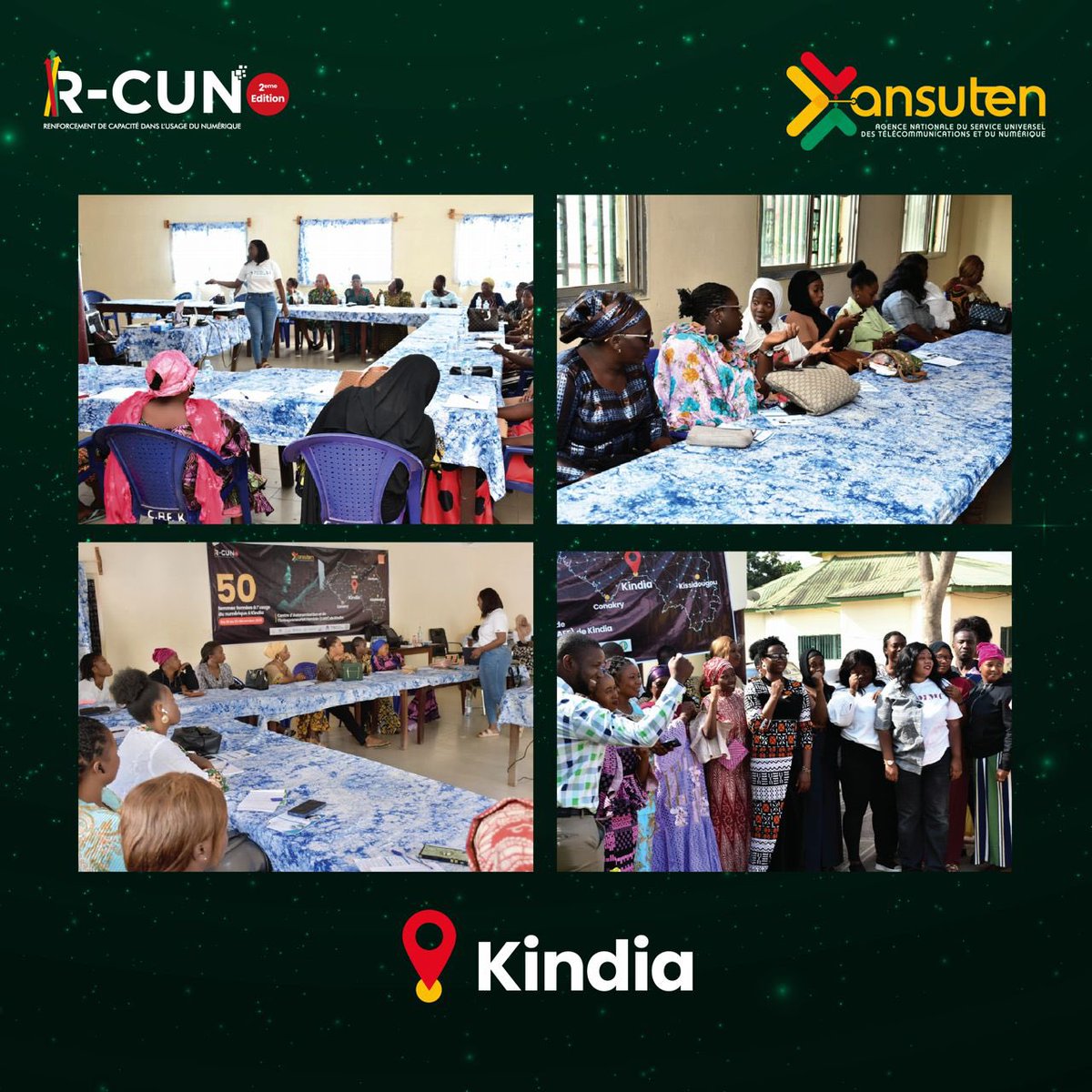 ansuten's tweet photo. [ Empowerment Numérique au cœur de la Guinée : Début de la 2ème édition du programme #RCUN à l’intérieur du pays ]

🎯Objectif : former 300 #femmes entrepreneures en marketing #digital, Microsoft Office, cybercriminalité…etc 

Suivez cette expérience enrichissante. 

#Ansuten https://t.co/icD9jXVhPd