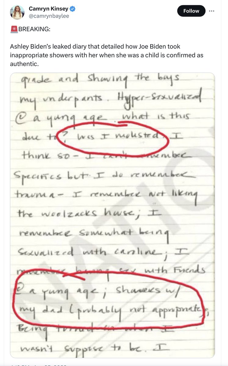 ChucklingLotus's tweet photo. @RobertChurchy10 @SciCommic @PopularLiberal If it’s not Ashley’s diary, why the guilty plea? Also, I believe the rape accusation. But Trump is even sleazier, so I voted Joe. https://t.co/a9040hhjn9