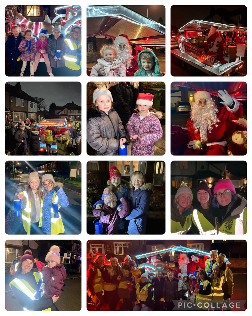 Tonight looks like it was another fabulous night welcoming Santa to Cheadle Hulme! Huge thanks to Poynton Round Table for making this event happen &amp; special thanks to volunteers from our school community for assisting Santa &amp; to all who turned out to meet him! 

Happy Christmas!
