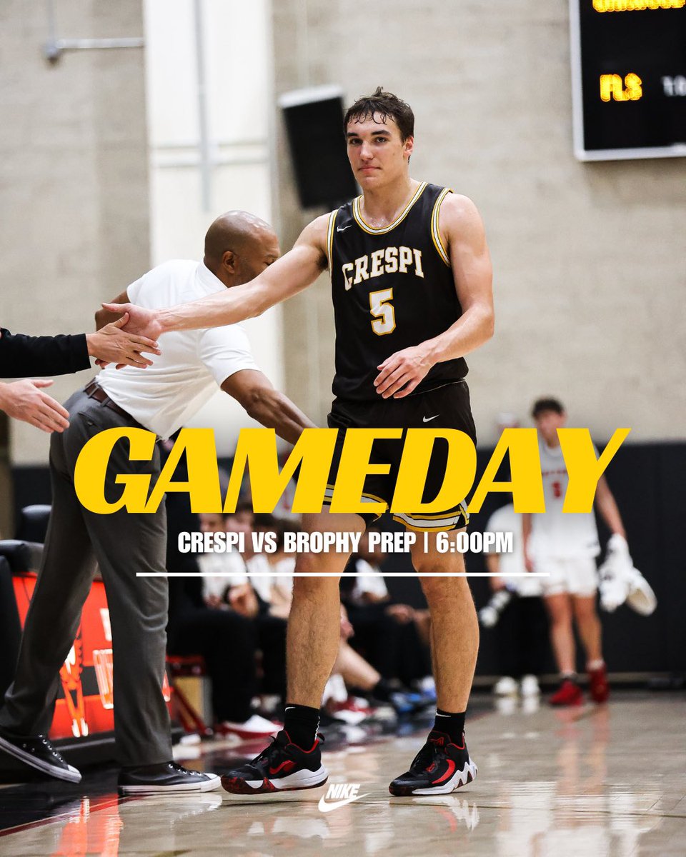 6:00pm Tonight at Home against Brophy Prep

Let’s Bump ⚔️⚔️⚔️