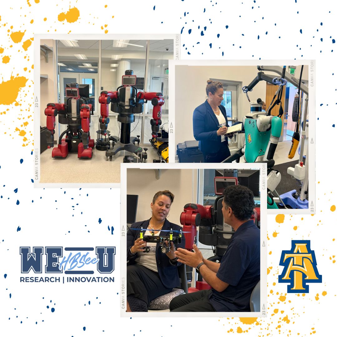 WeHBSeeU TV is catching all the action as innovation unfolds right before our eyes! #robots #ncat ##WEHBSEEUTV, #engineering