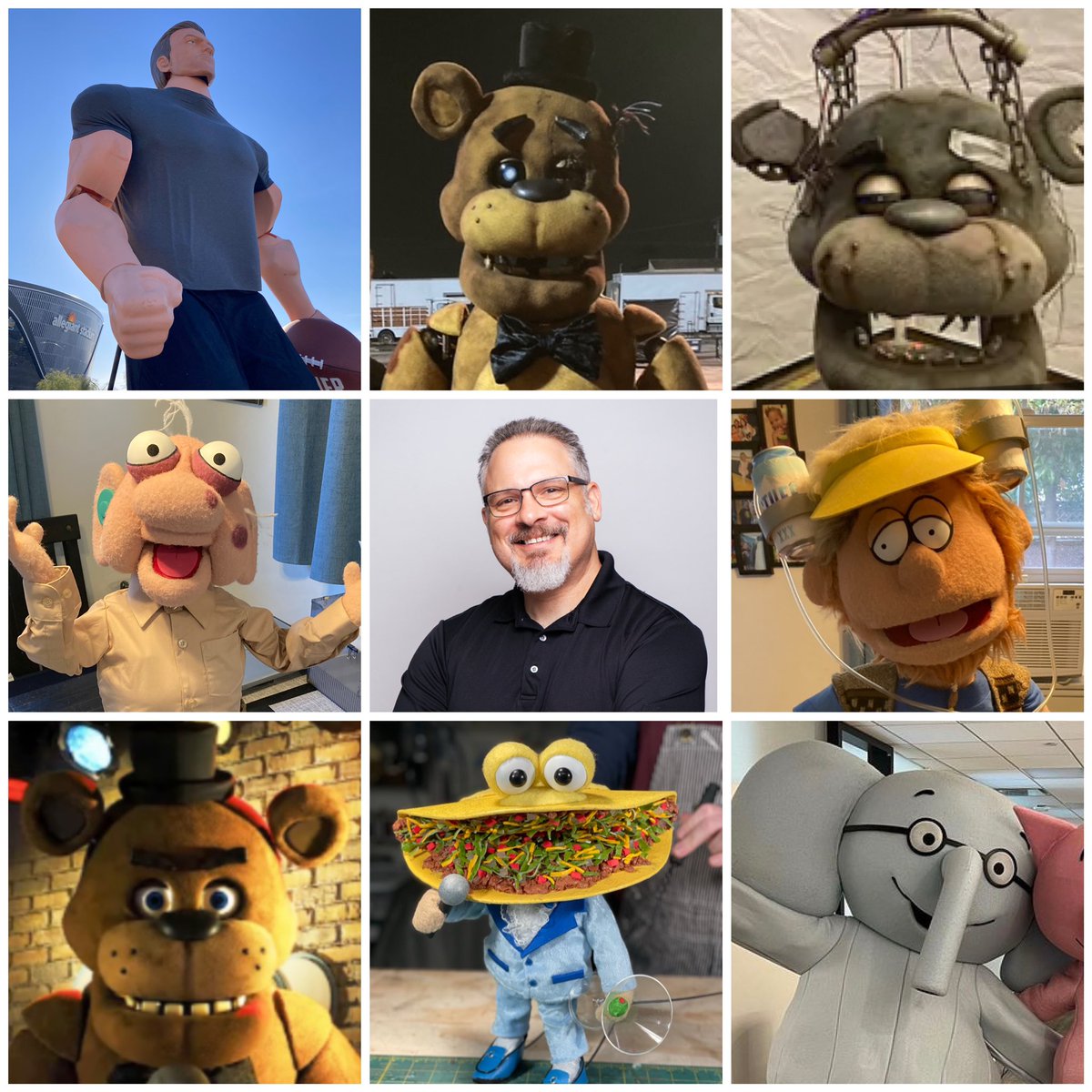 My #artvsartist2023 ! Despite the strike I was able to work on projects that I’m very proud of!

 #fnaf #fnafmovie #fivenightsatfreddys #puppet #puppets #puppeteer #puppeteers #freddyfazbear #goldenfreddy #fazbearpuppeteer #crankyankers #mowillems #casabonita #reacherprimevideo