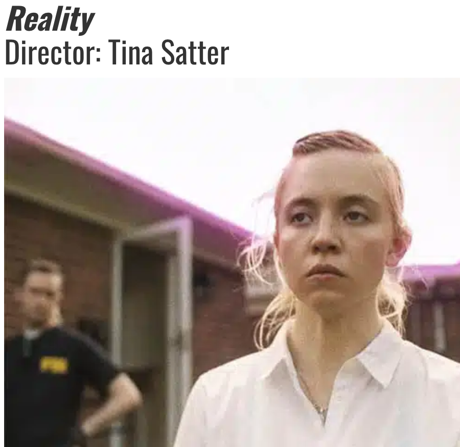 PopMatters's tweet image. #BestFilms: It’s almost unbelievable that the 82 palpitating, palm-sweating, borderline insane minutes of Reality are based on verbatim conversations between Reality Winner, a former US Intelligence employee, and a couple of FBI agents who’ve arrived to raid her home on suspicion…