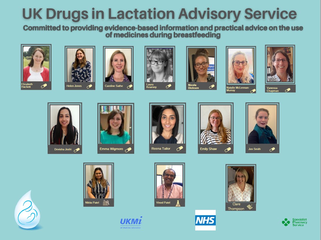<a href="/NHSEngland/">NHS England</a> GPs are great &amp; unfortunately don't get much training on Breastfeeding. There are evidence-based information, websites, charities &amp; organisations out there...  🧵
Including the NHS <a href="/ukdilas/">UKDILAS</a> UK Drugs in Lactation Service.