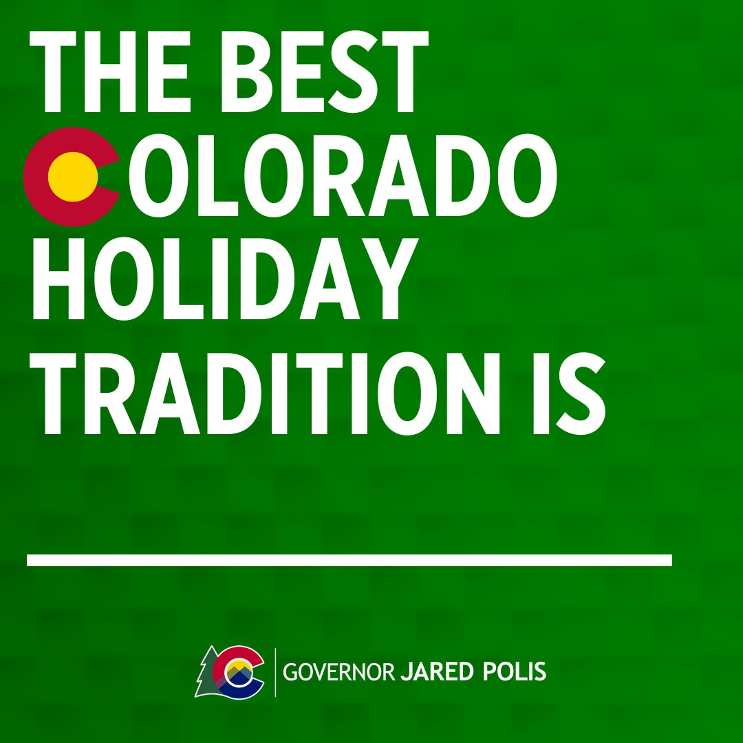 There are so many great traditions during the holiday season in Colorado! What’s your favorite? Comment below.