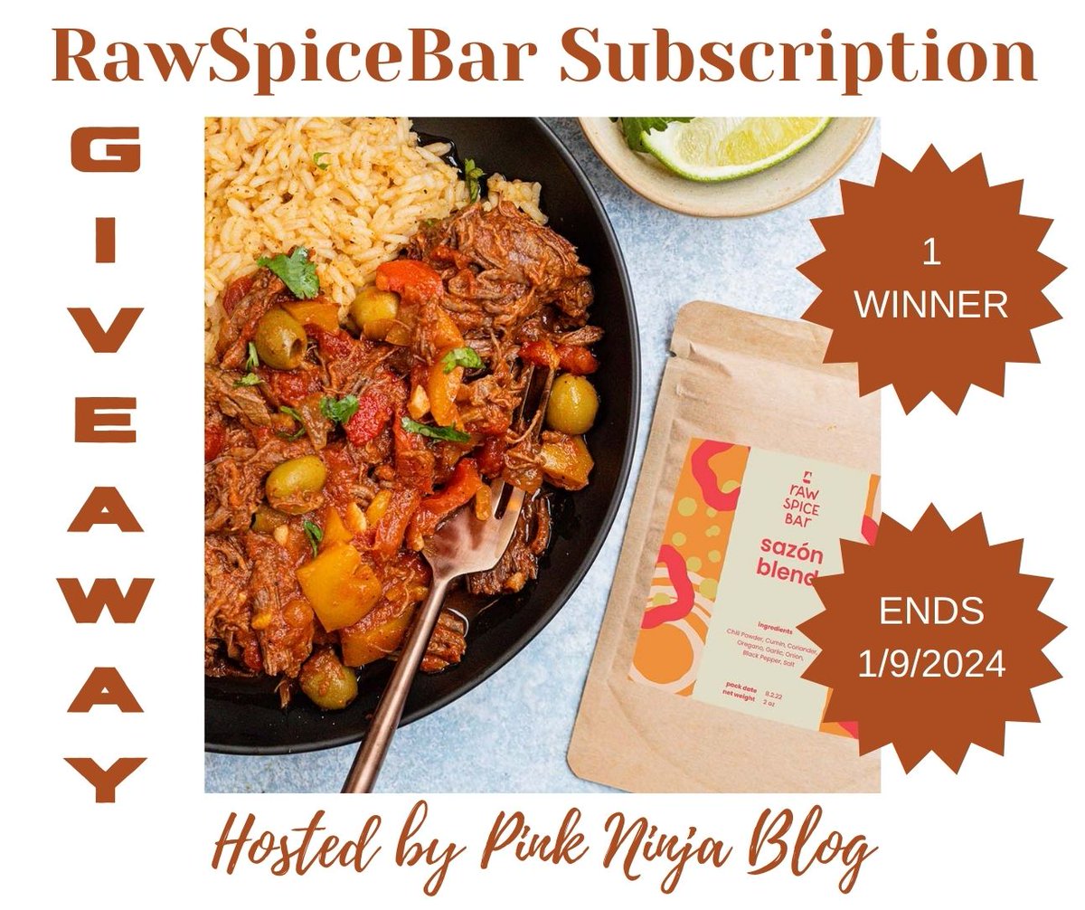 🎄 GIVEAWAY ALERT 🎄#AD

Just in time for the holidays, enter for the chance to #WIN a 3 Month RawSpiceBar Subscription!

Enter for the chance to WIN our #GIVEAWAY 👉 pinkninjablog.com/rawspicebar-gi…

#2023HolidayGiftGuide🎁#RawSpiceBar #Spices #SubscriptionSpices