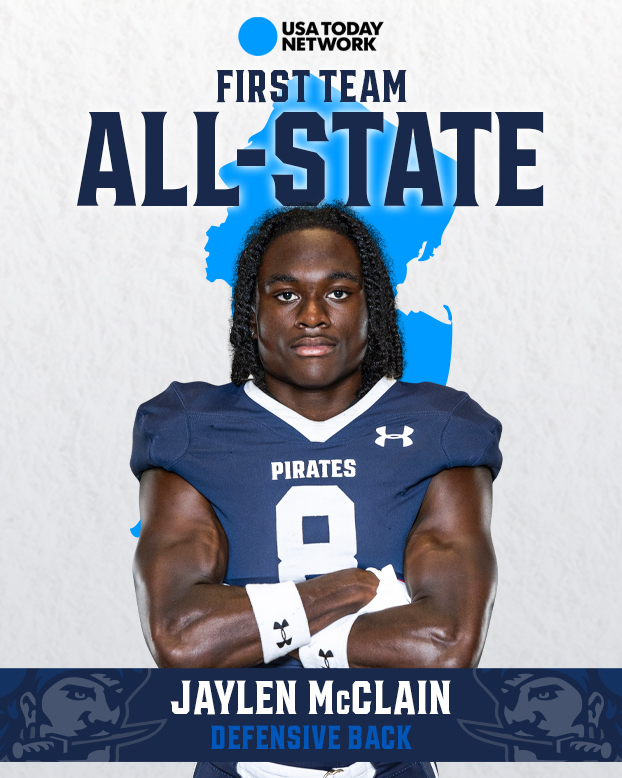 Congratulations, Jaylen McClain for making the USA Today All-State Team. @Jaylenmcclain08 #GetOnTheShip