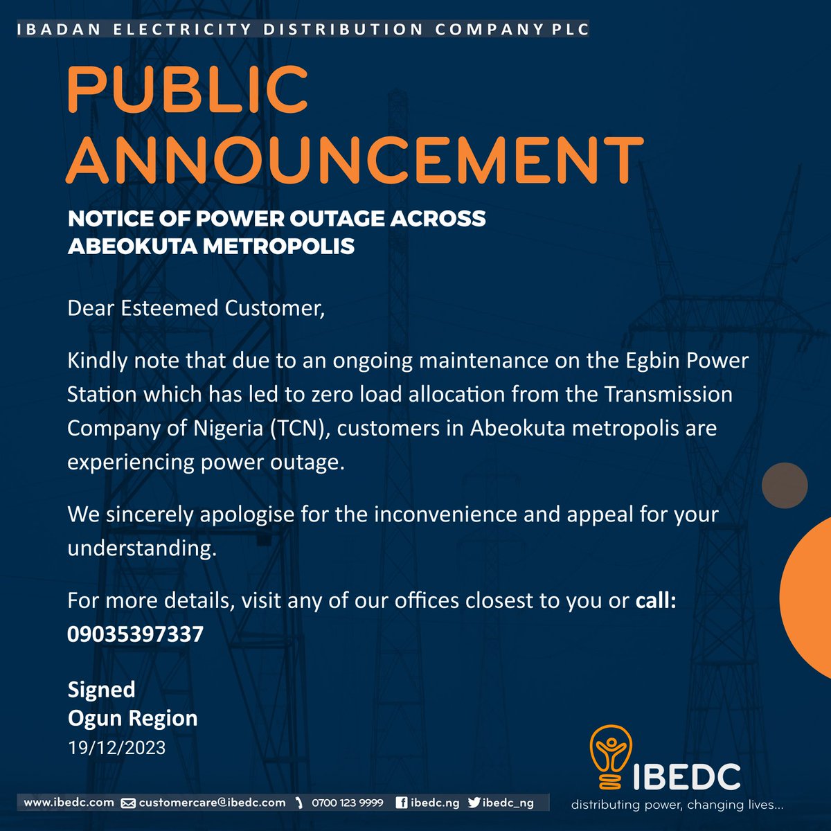 IBEDC tweet media
