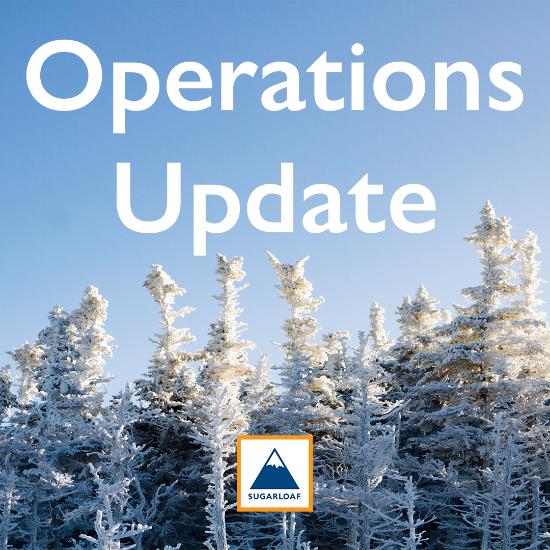 Sugarloafers stand together and get the job done. The crew has been hard at work and could use one more day to work their magic in preparation for resuming operations Thursday, 12/21. See the mountain report for details sugarloaf.com/mountain-report