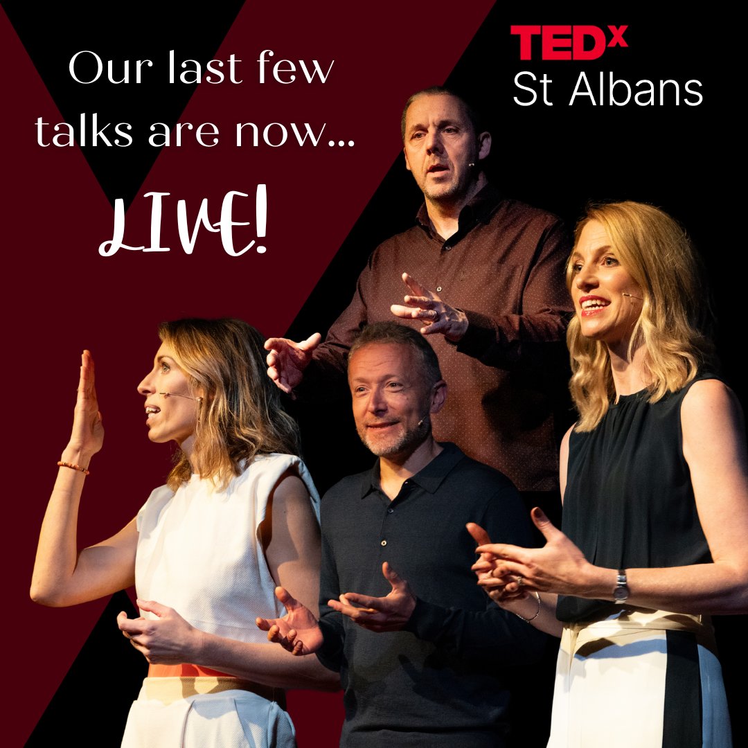Finally our last few #TEDxStAlbans2023 talks have been released on the #TEDxtalks YouTube! 🎉 Sarah Aspinall - Collective effervescence Richard Pile - Loneliness Claire Thrift - Mask Slipping/ADHD Mike Palin - Youth work ➡️ Go watch the rest of our talks to relive the magic.🤩