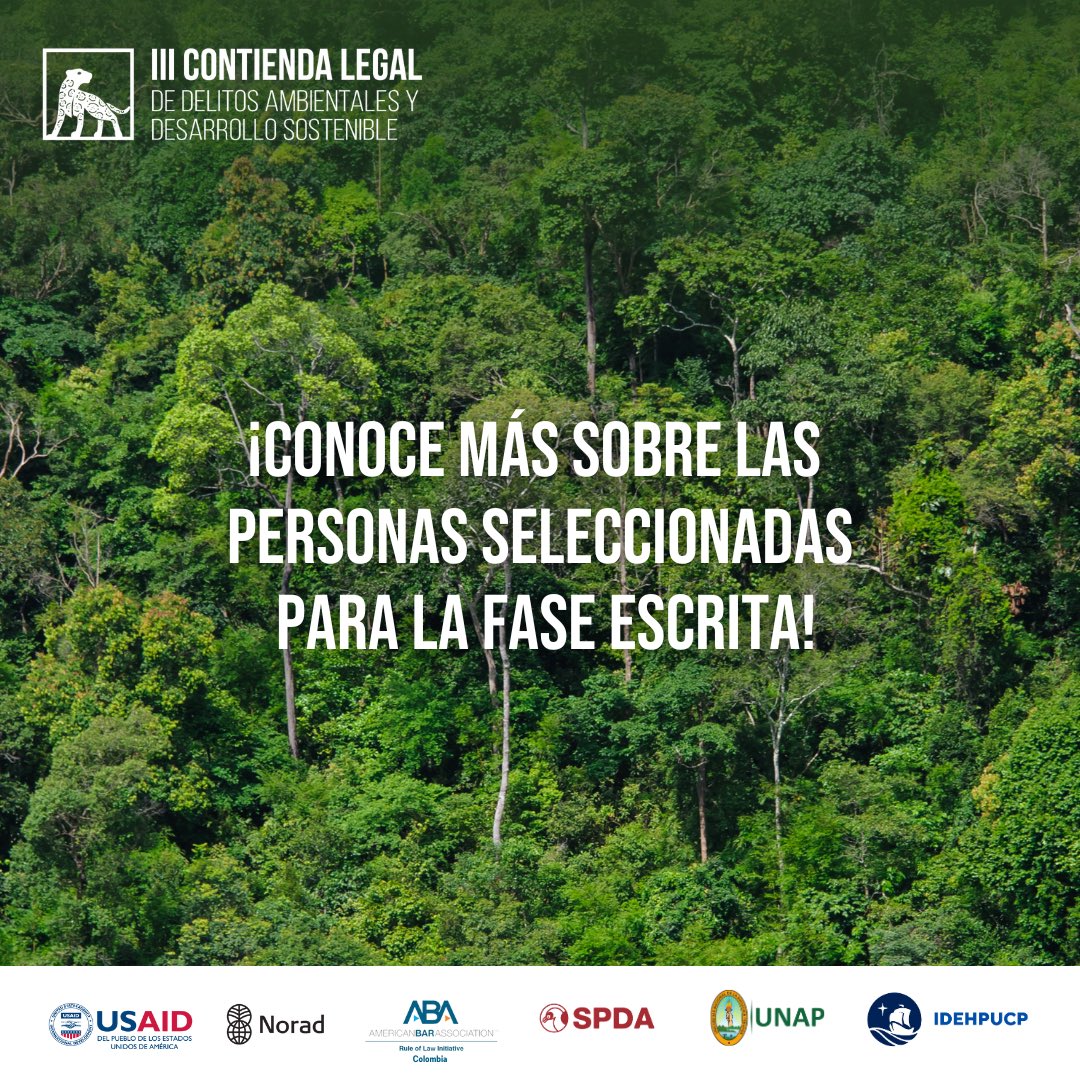 III Contienda Legal de Delitos Ambientales tweet media