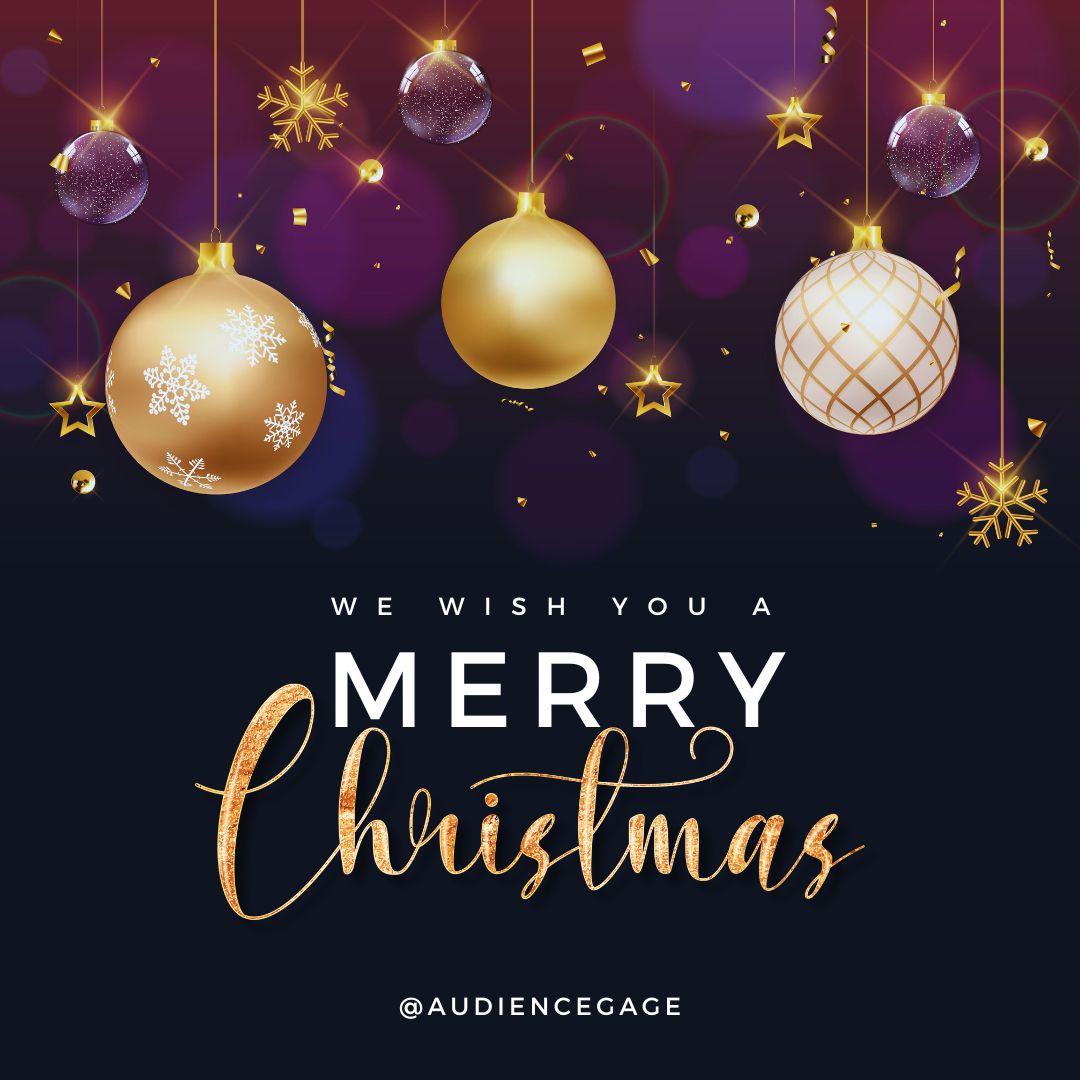 audiencegage's tweet image. 🎉✨Wishing you all a Christmas filled with love, laughter, and endless cheer. Thank you for being part of our wonderful community. Your support lights up our holiday season! 🌟🤗

Merry Christmas!🎄🎁✨

#ChristmasCheers #GratefulForYou #TisTheSeasonToSparkle