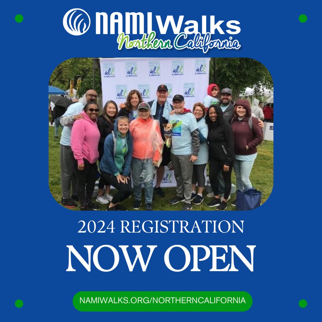 Registration for next year’s NAMIWalks Northern California is now open! We will be back at William Land Park in Sacramento on Saturday, May 4th, and we can’t wait to see you there! 
Register now at NAMIWalks.org/NorthernCalifo…!  #namiwalksnorcal
