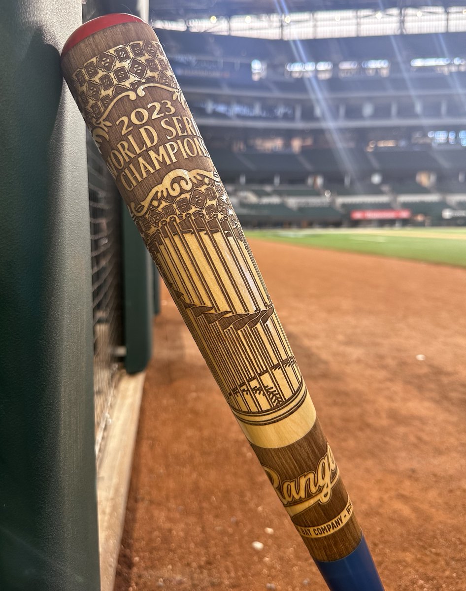Repost for a chance to win this 2023 World Series Champions commemorative bat!