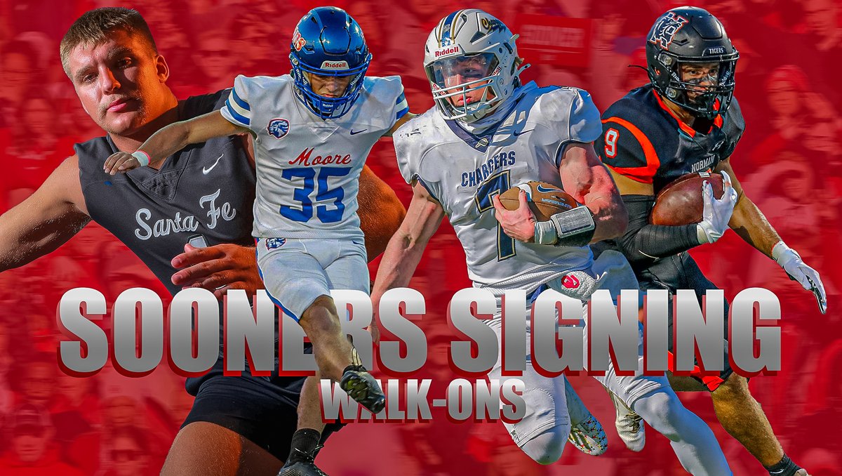 National Signing Day is approaching. So, here's a look at which 2024 in-state recruits will walk on after signing to Oklahoma. #Sooners STORY: 247sports.com/college/oklaho…