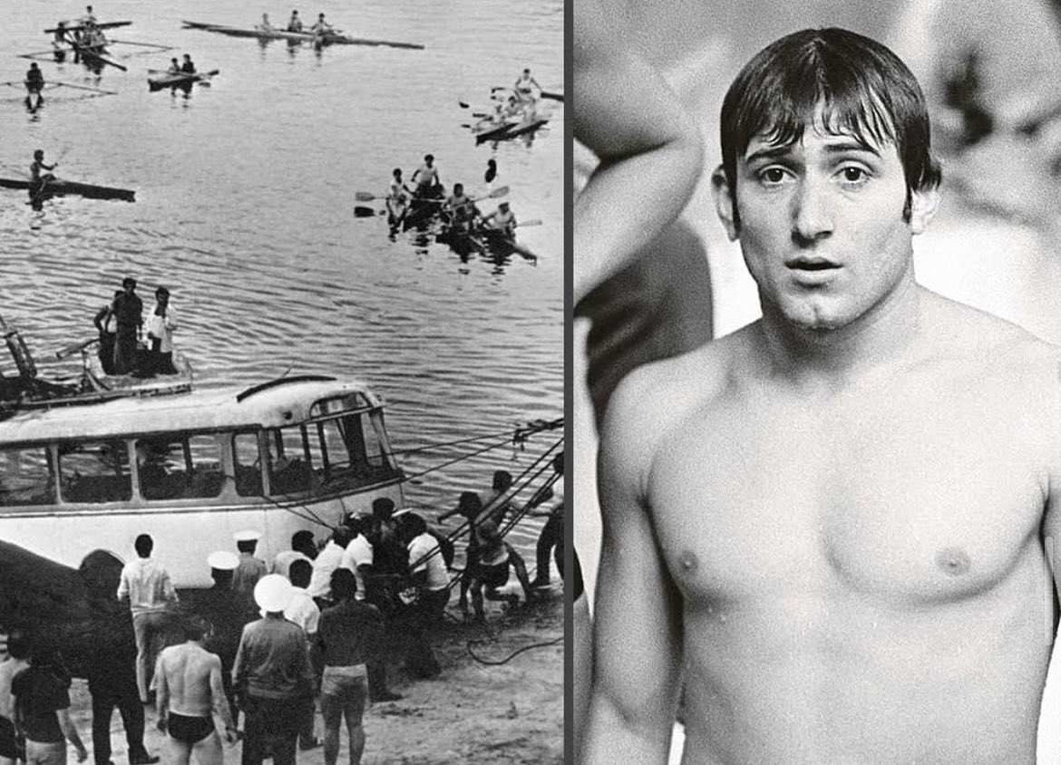 historyinmemes's tweet photo. Shavarsh Karapetyan, a retired Armenian swimmer, was a world champion finswimmer and a 10-time record holder in the sport. On September 16, 1976, while jogging alongside Yerevan Lake with his brother Kamo, Karapetyan heard a loud noise and found out that a trolleybus had crashed into the reservoir. Despite the difficult conditions of dirty water and poor visibility, Karapetyan bravely dove in and used his legs to break open the back window of the trolleybus.

With great effort, he managed to save 46 people from the submerged trolleybus, 20 of whom survived. However, the combined effect of multiple lacerations from glass shards led to Karapetyan's hospitalization for 45 days, and he developed pneumonia and sepsis. Due to the damage to his lungs, he was unable to continue his career as a swimmer.

In 1985, Karapetyan was walking by a burning building when he heard the cries of people trapped inside. Without hesitation, he rushed in and began pulling people out, saving many lives.

Shavarsh Karapetyan's acts of bravery, both in the submerged trolleybus incident in 1976 and the burning building rescue in 1985, showcase remarkable courage and selflessness. His dedication to saving lives, even at the cost of his own health and career, is truly inspirational.

“I knew that I could only save so many lives, I was afraid to make a mistake. It was so dark down there that I could barely see anything. One of my dives, I accidentally grabbed a seat instead of a passenger. I could have saved a life instead. That seat still haunts me in my nightmares,” he said.

In 1985, Karapetyan came upon a burning building with trapped people inside. He rushed in and began pulling people out. He was badly burnt and had to once again be hospitalized.

Later in life, he moved to Moscow and founded a shoe company called “Second Breath”. He is still alive today and continues to run his business.
