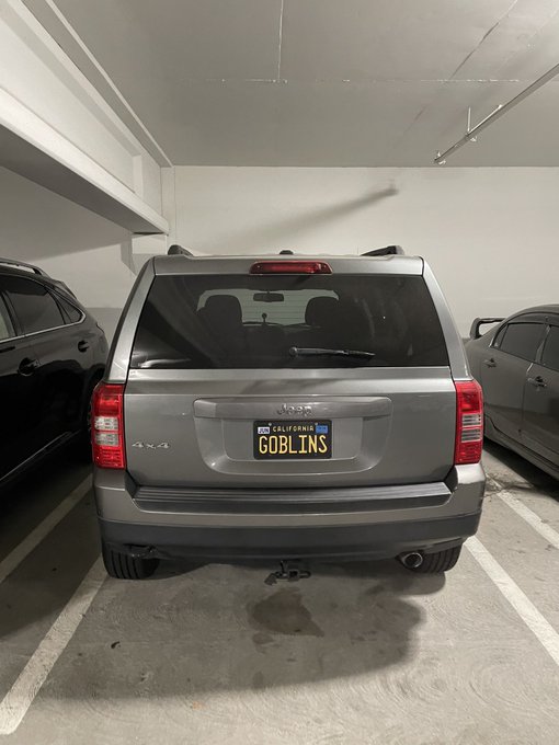 At first I thought this was the worst custom plate in existence. Then I realized that it&rsquo;s actually perfect