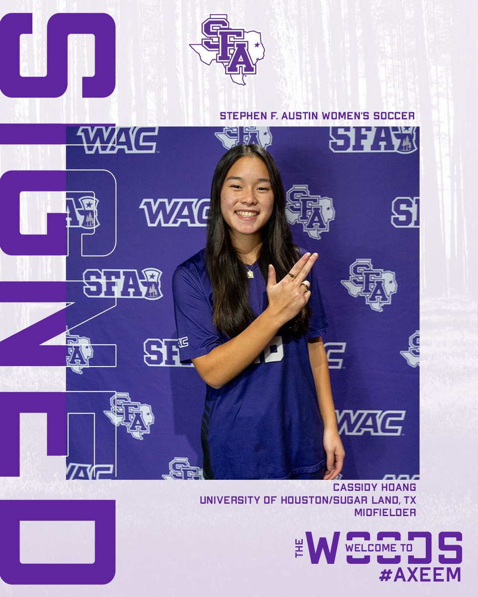 From H-Town to Nac 😤

Please help us welcome <a href="/casshoang/">Cassidy Hoang</a> to The Piney Woods! 🪓

#AxeEm x #RaiseTheAxe x #SetTheTone