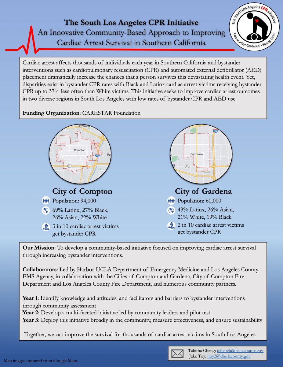 South LA CPR Initiative (@southla_cpr) on Twitter photo Recruiting a FT Project Coordinator careers.lundquist.org/job/184/projec… and PT or FT Community Health Worker careers.lundquist.org/job/197/commun… for our joint South LA CPR Initiative with the communities of Compton and Gardena. SouthLACPRInitiative@gmail.com <a href="/HarborUCLA/">Harbor-UCLA Medical Center</a> <a href="/HarborUCLAEM/">Harbor-UCLA Emergency Medicine</a> <a href="/HarborUCLA_SUHF/">HarborUCLA_SUHF</a> Recruiting a FT Project Coordinator careers.lundquist.org/job/184/projec… and PT or FT Community Health Worker careers.lundquist.org/job/197/commun… for our joint South LA CPR Initiative with the communities of Compton and Gardena. SouthLACPRInitiative@gmail.com <a href="/HarborUCLA/">Harbor-UCLA Medical Center</a> <a href="/HarborUCLAEM/">Harbor-UCLA Emergency Medicine</a> <a href="/HarborUCLA_SUHF/">HarborUCLA_SUHF</a>