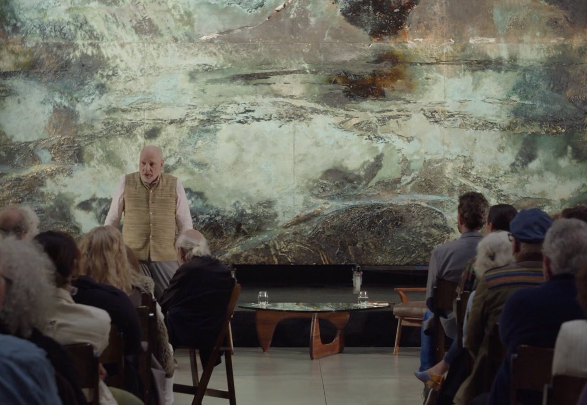 In June, Gagosian + Beyond Baroque hosted Jerome Rothenberg and Charles Bernstein inside Anselm Kiefer’s Exodus at Marciano Art Foundation. The poets explored themes of Jewish mysticism, poetry of Paul Celan and global poetics in response to the Holocaust. gagosian.com/quarterly/2023…