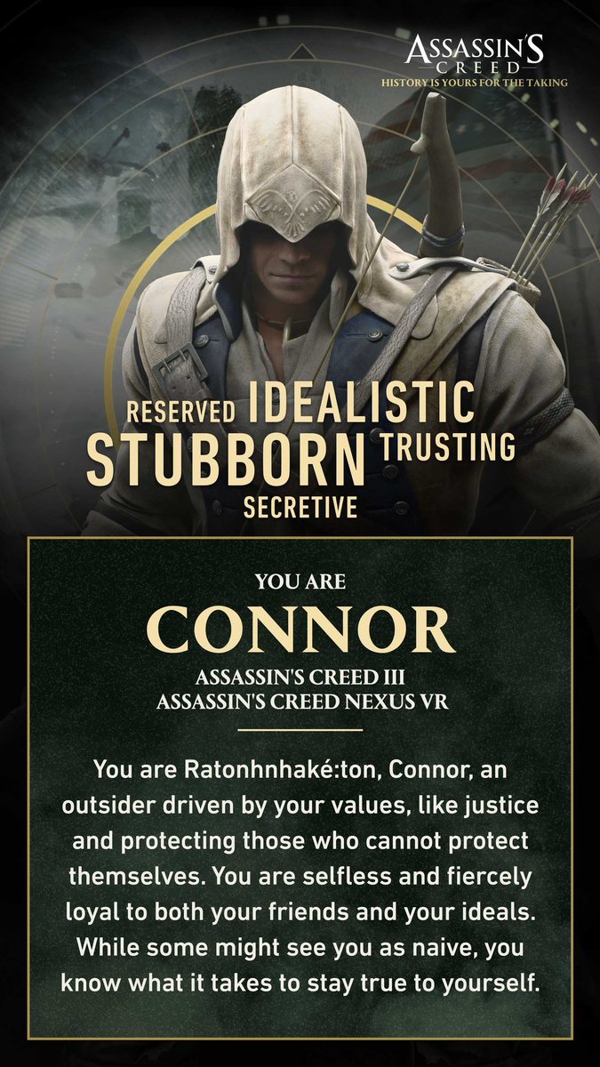 virtual_koda's tweet image. Thanks for tagging me in the #AssassinCreed giveaway @Defalt368 
Here are my quiz results! 
#ACQuizGiveaway