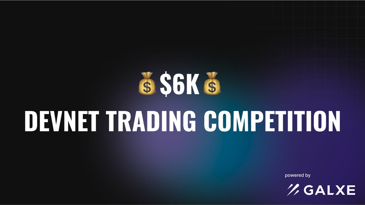 🚨 We just kicked it off 🚨 Our Solana devnet trading competition is live! 👉 Join here: galxe.com/92t9VKeSrjRSWb… 📈 Start with a $10k portfolio and grow your portfolio value until the 31st of Jan. 💰200 winners share a $6k reward pool Good luck, stabblors 🍀🤞
