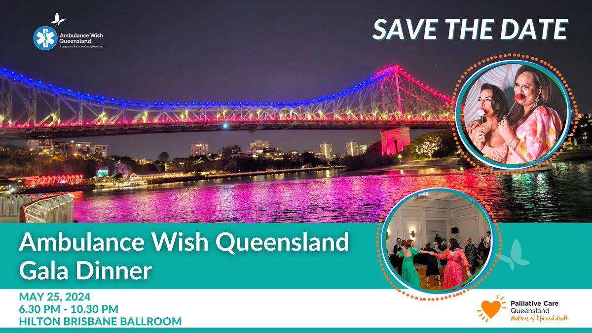 Mark your calendar and prepare for next year's most anticipated event – the Annual Ambulance Wish Queensland Gala Dinner!  

Click here to read more &gt; ambulancewishqld.org.au/events/

Please save the date, and let's make the 25th of May, 2024, a night to remember!