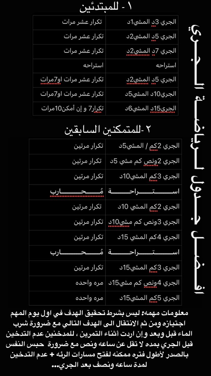 لبدء الجري بالتدريج اتمنى لكم الأستفاده خلك رياضي قدك فاضي❤️‍🔥🌹#رياضة_عالمية #العدائين  #تمارين #المهمة_أنجزت #ماذا_لو_عاد_معتذرا #بحرينيون_ضد_التحالف