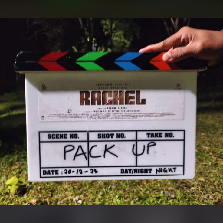 #Mollywood News!! #HoneyRose's new movie #Rachel has wrapped the shoot. Directed by #AnandhiniBala Presented by #AbridShine Produced by #AbridShine, #NMBadusha & #ShinoyMathew Music & BGM #AnkitMenon Story #RahulManappattu A #PanIndia release of the movie is expected.