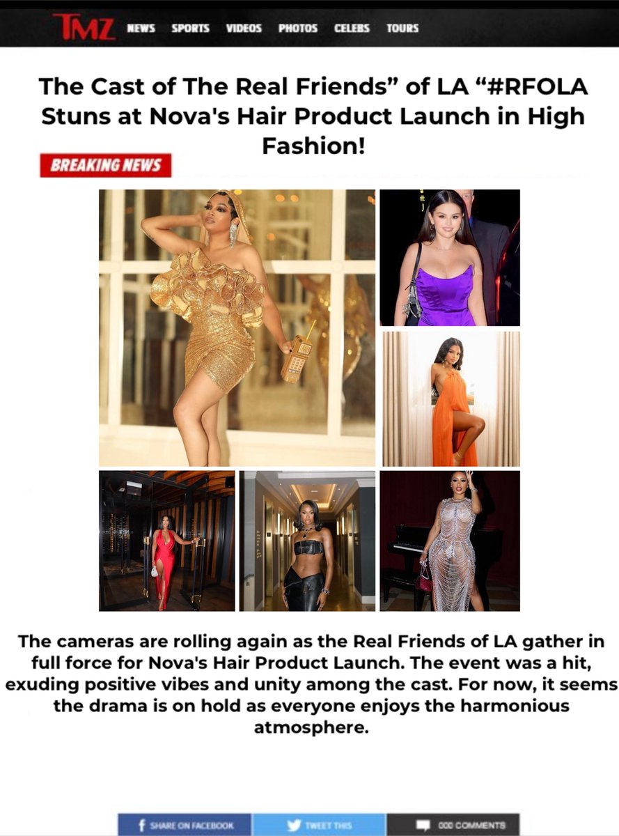 #TSRRealityTV Unity in Glamour; The Real Friends of LA Shine Together at Nova's Hair Product Launch! 🌟 #SeasonKickoff #RFOLA2  @STARZNetworkRP