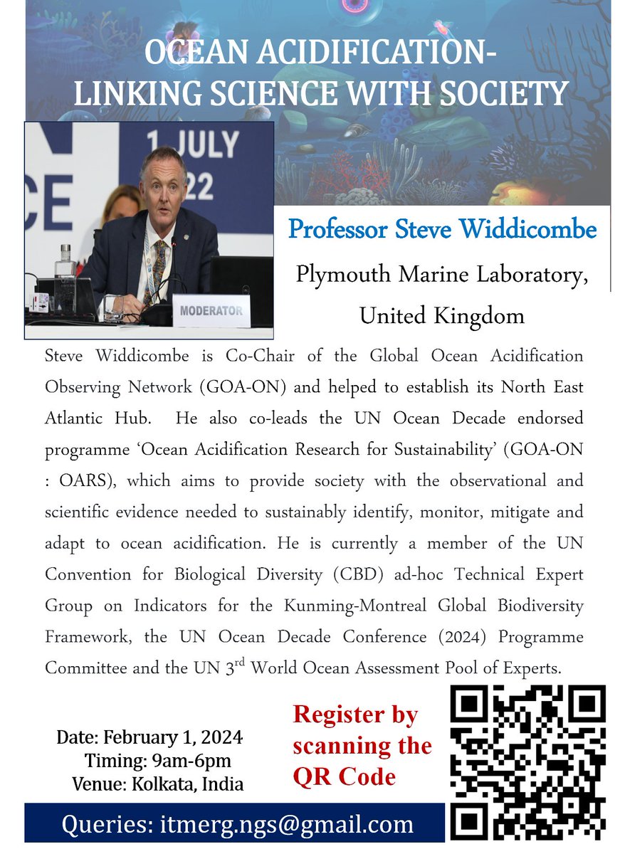 @steve_swi is joining us for the #OceanAcidification discussion. Have you registered yet? Details in the flyer. @goa_on @SAROA_Hub @BhadPunyasloke @ITMERG1