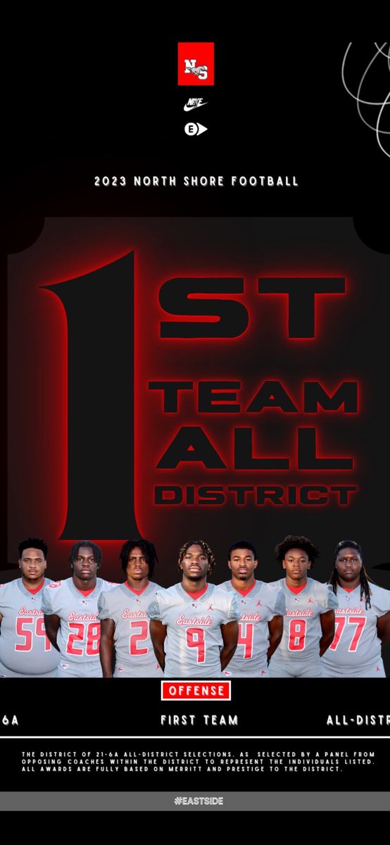 1st team all district 🥇