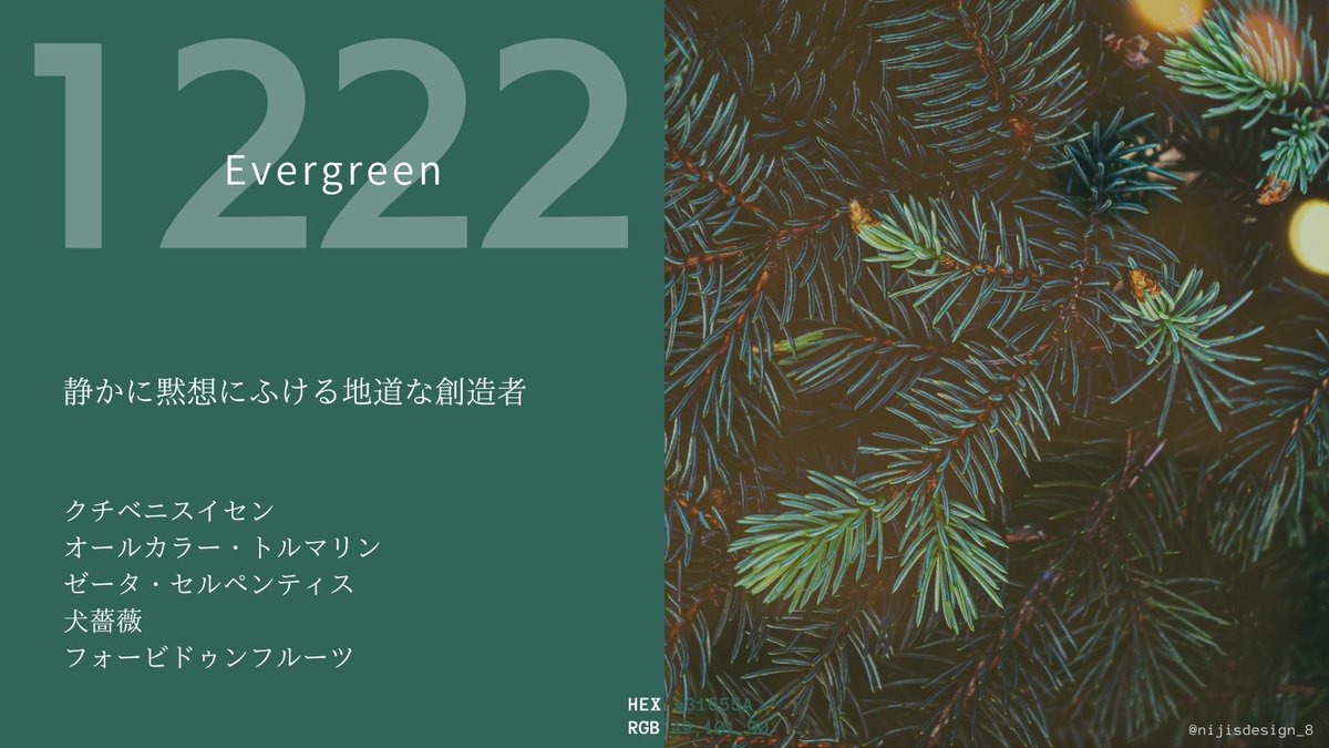 【バースデーカラー】今日ってどんな日？

上から
誕生花、誕生石、誕生星、誕生果、誕生酒

素敵な一年になりますように…！