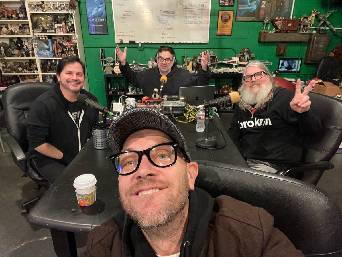 Had the pleasure and privilege of being invited onto @MovieCrypt to discuss our film #8FoundDead. Thank you for the therapy, Brother Green & Brother Lynch. It was cathartic.