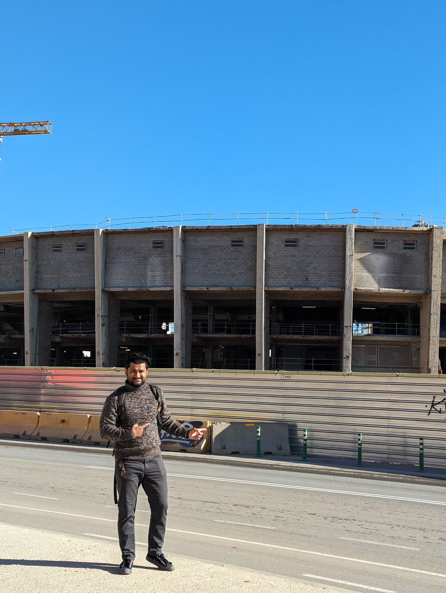 PulakFCB's tweet photo. What a day! Truly grateful🥲
Visited La Masia and construction site of new camp Nou today. Now arranging tonight's match ticket against Almeria. Fingers crossed. Visca Barca.

#viscabarca #FCB #campnou #LaMasia https://t.co/TQIYZmhQBW