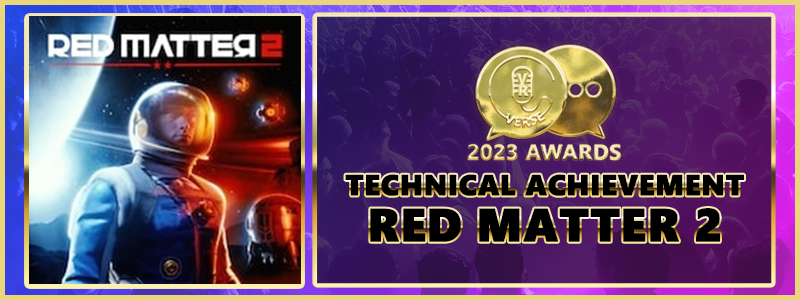 thevrverse's tweet image. Sometimes Witchcraft clearly makes it way into game development, and this is the only thing that could possibly explain what Red Matter 2 achieved on every platform. Please don't curse us and just take our Technical Achievement Award.

Congratulations @Vertical_Robot