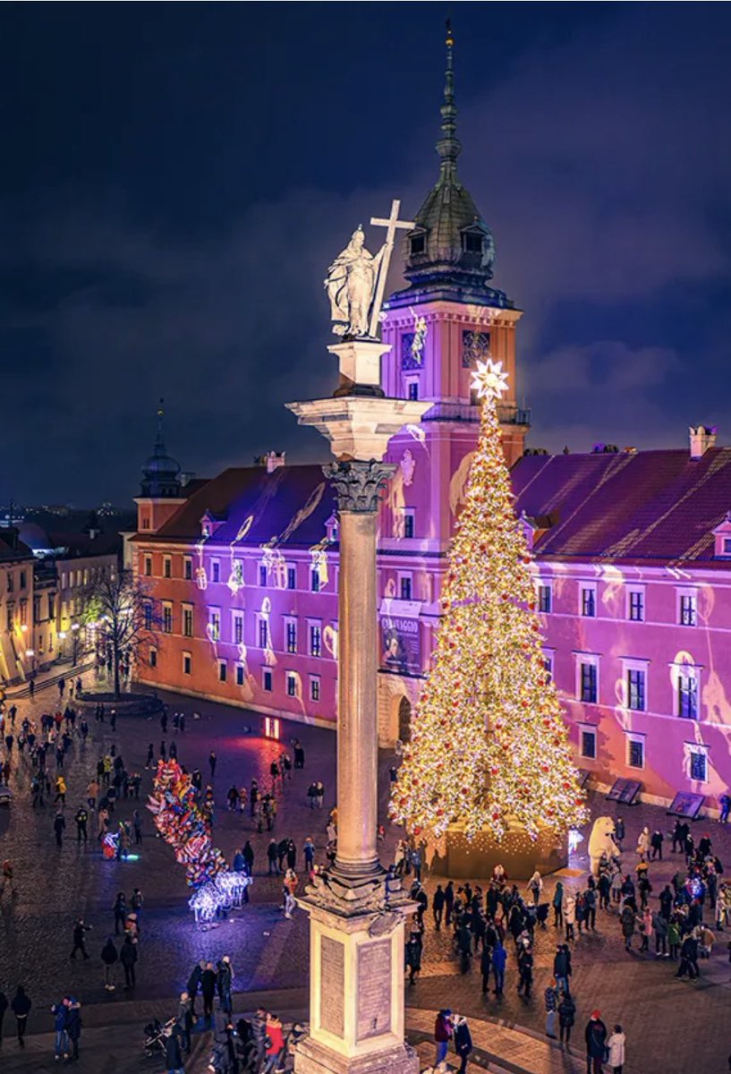 @intheolivegrov1 Same here; ❤️horses!

This installation came with the sound of the hooves, mimicking the horse drawn trams of “old” #Warsaw. 
With many Xmas festive trees around Polish capital, the one in front of the Royal Castle is iconic. 
#Top4DecoratedTrees #Top4Theme 
📸©️droneinwarsaw