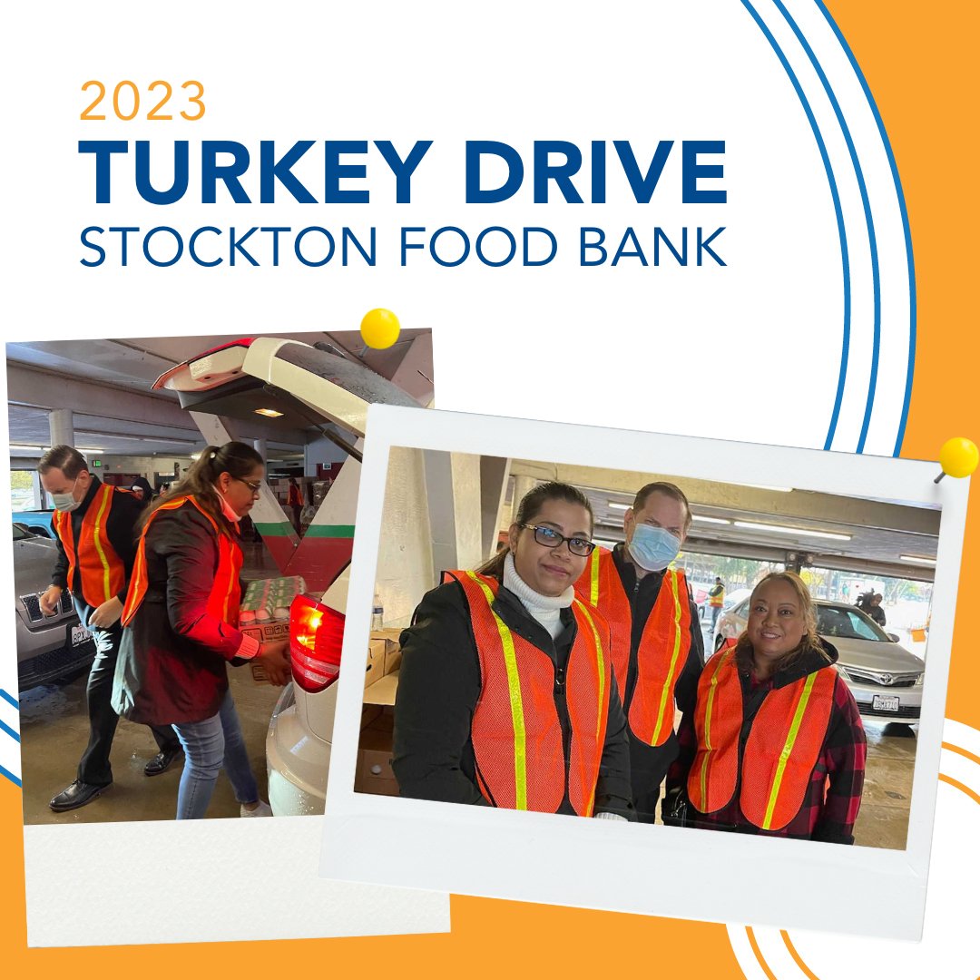 CentralStateCU's tweet image. Rain or shine, we're ready to help spread holiday cheer and support our community by partnering with the Stockton Food Bank for their turkey drive. 🦃😃

#supportlocal #dogood #volunteer #causes @EFBFS