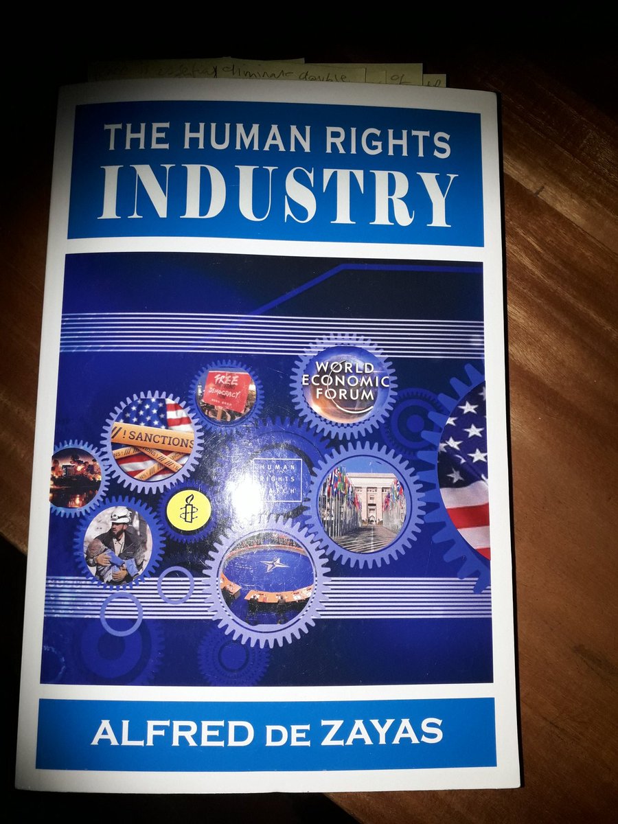 This book by @Alfreddezayas has only a few mentions of Nicaragua but is full of comments that apply to the appalling way it's treated by the HR 'industry', including as recently as this month.