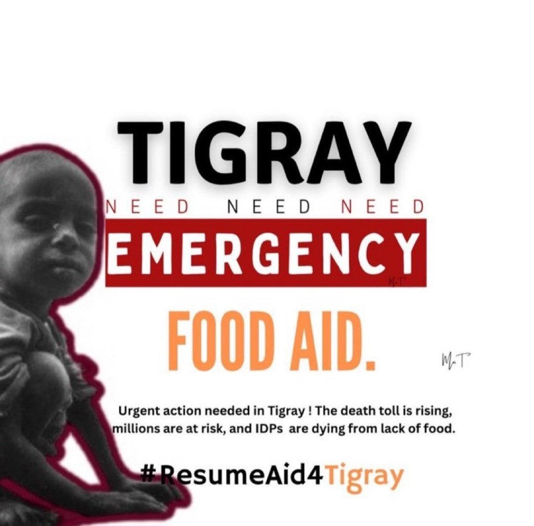 #TigrayIsStarving: Northern🇪🇹 has been beset with acute food shortages since the onset of the Tigray War in November 2020. In addition to the conflict— in which around 600,000 people died — locust infestations &an ongoing drought in the Horn of Africa have exacerbated the crisis.
