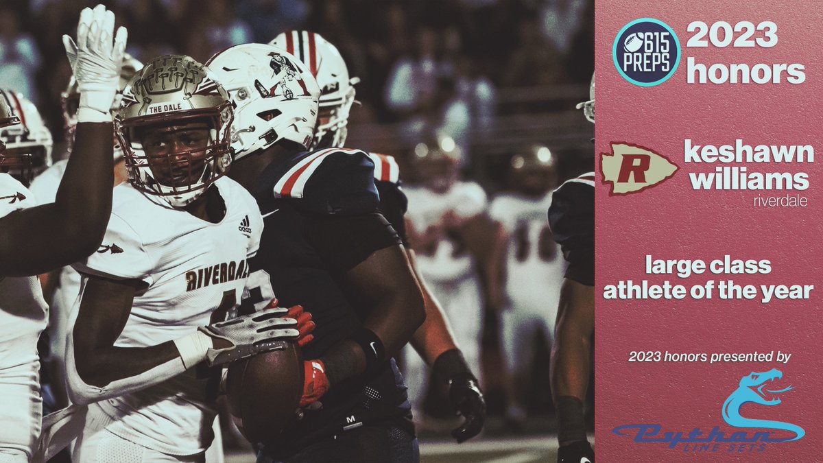 615 Preps (@615preps) on Twitter photo Riverdale's Keshawn Williams is our Large Class Athlete of the Year. #615PrepsHonors <a href="/Keshawn_615/">✞ ᴋᴇꜱʜᴀᴡɴ ᴡɪʟʟɪᴀᴍꜱ</a> <a href="/RHS_WarriorsFB/">Riverdale Football</a> Riverdale's Keshawn Williams is our Large Class Athlete of the Year. #615PrepsHonors <a href="/Keshawn_615/">✞ ᴋᴇꜱʜᴀᴡɴ ᴡɪʟʟɪᴀᴍꜱ</a> <a href="/RHS_WarriorsFB/">Riverdale Football</a>