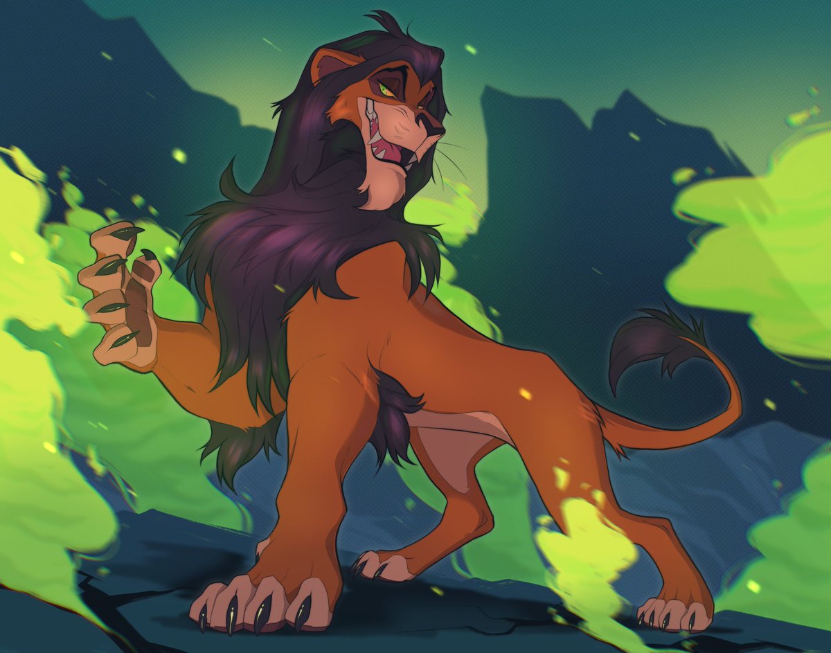 Been wanting to draw scar for ages! 💚