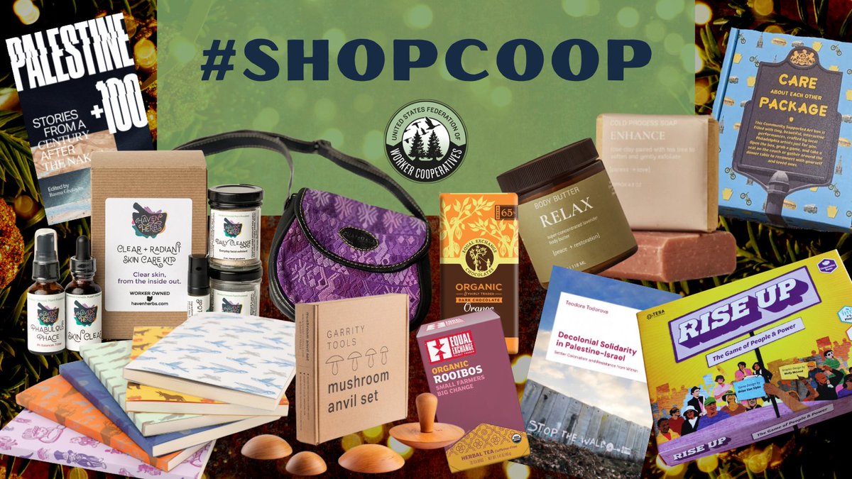 This holiday season, don't support war profiteers.  #ShopCoop & circulate your dollars into a worker-powered cooperative community ❤️‍🔥usworker.coop/shopcoop