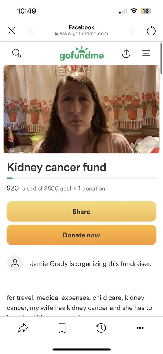 SeanHulme4's tweet photo. @pulte My mom has been diagnosed with cancer on her kidney and our insurance will not pay for her to have it removed. It is spreading and will not stop until it has been removed. Only 1 person has donated to her go fund me and it has been weeks please anything helps. $twunkloll1 https://t.co/yGAMdsB2NQ