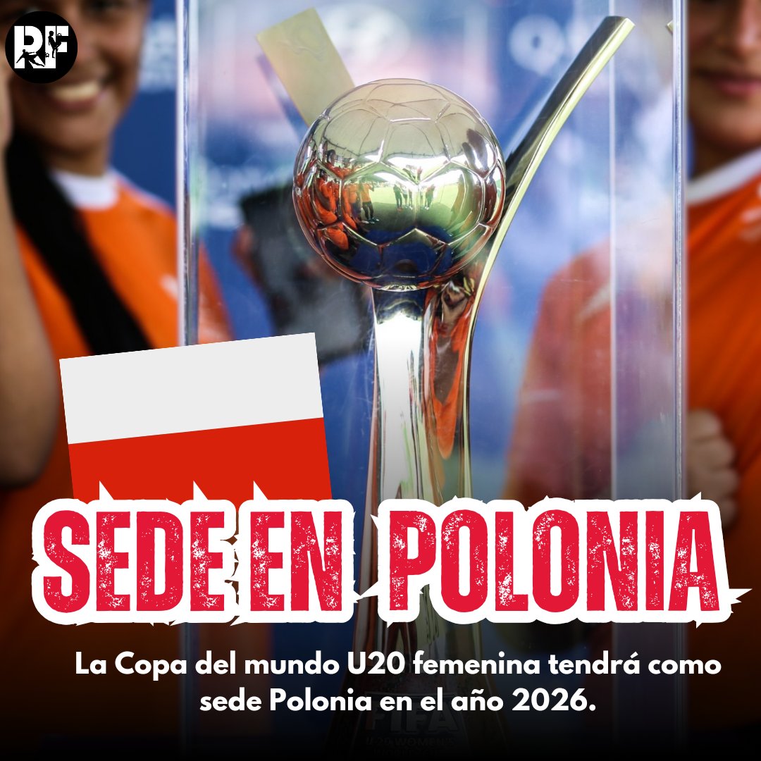 ¡NOS VAMOS A POLONIA! 🇵🇱

La FIFA anunció que la próxima copa del mundo de la categoría se hará en el país europeo.

Recordemos que la edición del año 2024 se celebrará en Colombia.

#FIFA #U20 #FWWC