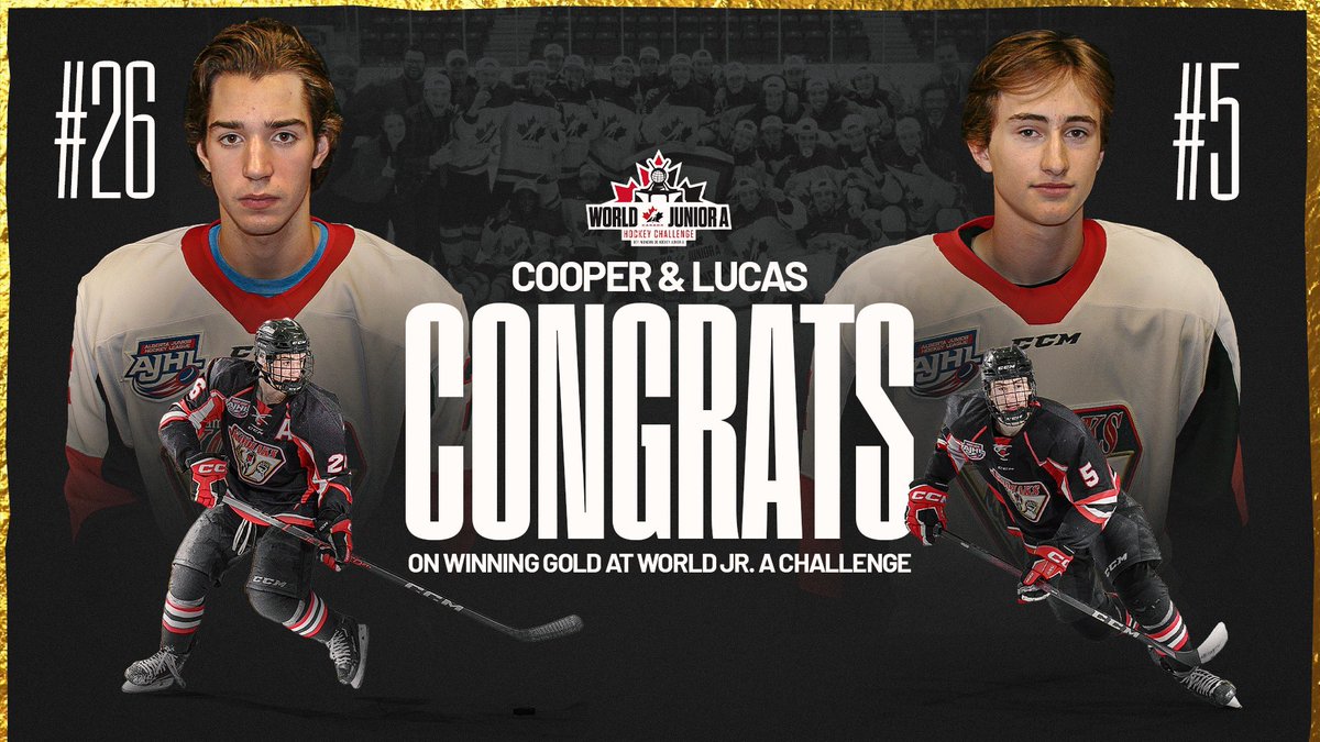 If you weren’t in the building to witness it yourself, we need to congratulate Cooper &amp; Lucas one more time! 

Design credit <a href="/DenglerMedia/">Kohen Dengler</a> 
📸 <a href="/prosportsphoto/">ProSportsPhotography</a>