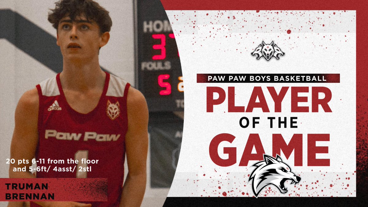 PawPawBoysBasketball (@basketballpaw) on Twitter photo It's a process and we will stay committed! L to Dowagiac 49-56
<a href="/TrumanBrennan0/">Truman Brennan</a> 20p/photo
<a href="/AydnRoth/">Aydn Roth</a> 14p/4r/ 2blk
<a href="/NathanLaMere84/">Nathan LaMere</a> 7p
<a href="/BMarinich2025SG/">Barron Marinich</a> 6p/8r
<a href="/wm_hoops/">WM Hoops</a> <a href="/matthewehler/">Matthew Ehler</a> <a href="/NolanU_17/">Nolan Unthank</a> <a href="/BrzezinskiAlec/">Alec Brzezinski</a> <a href="/michiana_hoops/">michianahoops</a> <a href="/HankampScott/">Scott Hankamp</a> <a href="/jgilbertsport/">Jonathon Gilbert</a> It's a process and we will stay committed! L to Dowagiac 49-56
<a href="/TrumanBrennan0/">Truman Brennan</a> 20p/photo
<a href="/AydnRoth/">Aydn Roth</a> 14p/4r/ 2blk
<a href="/NathanLaMere84/">Nathan LaMere</a> 7p
<a href="/BMarinich2025SG/">Barron Marinich</a> 6p/8r
<a href="/wm_hoops/">WM Hoops</a> <a href="/matthewehler/">Matthew Ehler</a> <a href="/NolanU_17/">Nolan Unthank</a> <a href="/BrzezinskiAlec/">Alec Brzezinski</a> <a href="/michiana_hoops/">michianahoops</a> <a href="/HankampScott/">Scott Hankamp</a> <a href="/jgilbertsport/">Jonathon Gilbert</a>