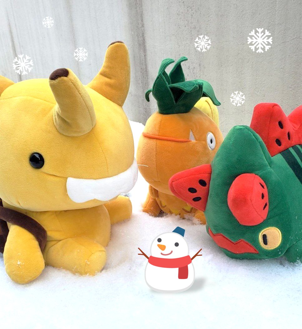 dilysyy's tweet photo. SPOTTED๐
#Banacus, #Waterus & #Piecus are enjoying a snowy playground!โ๏ธ๐ฆ
Do you wanna build a snowman?โ๏ธโ๏ธ
#snowy #winter #snowman @FruttiDino https://t.co/4EHGwDN9tL