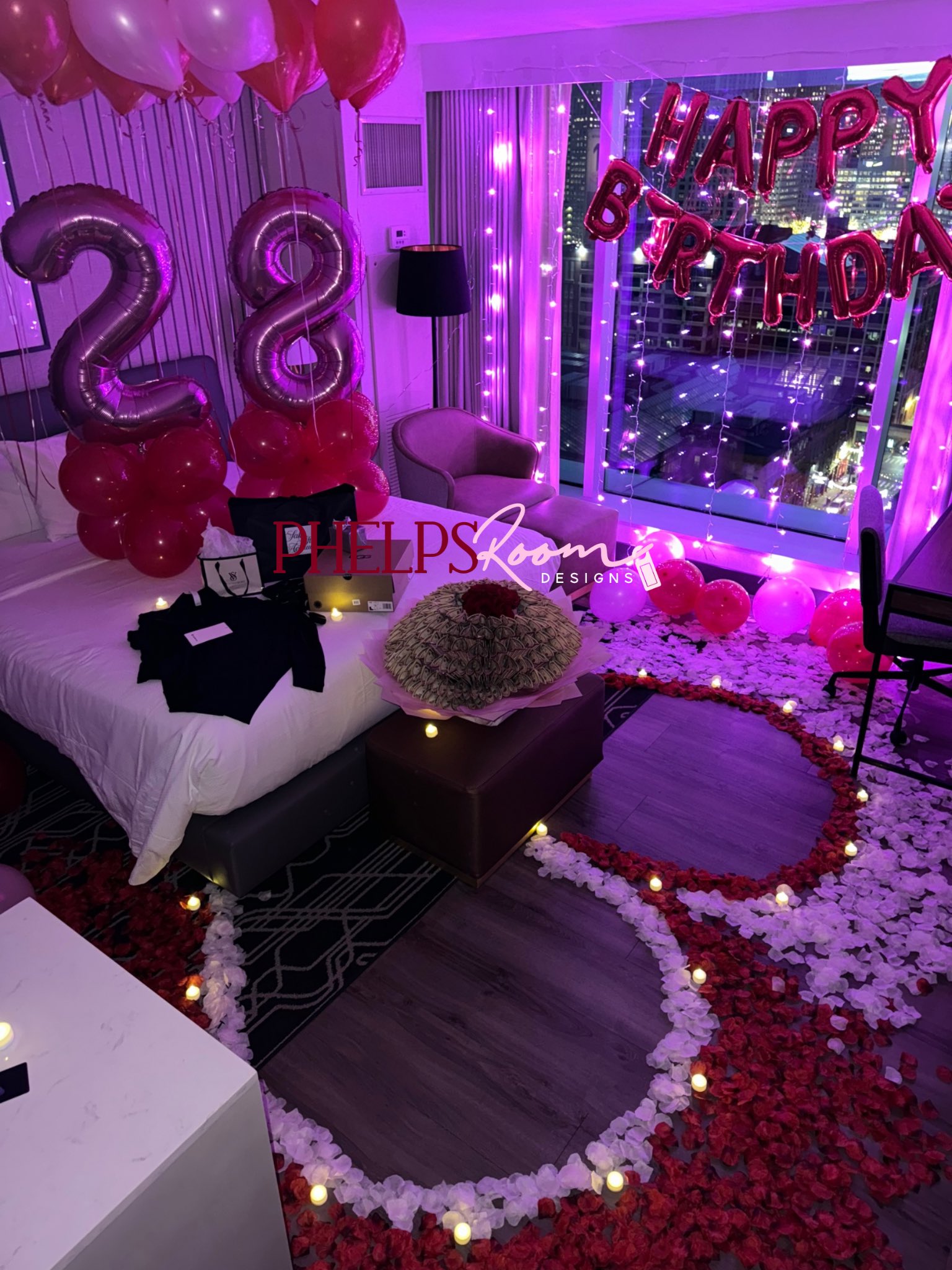 Will you be my girlfriend and Happy - Phelps Room Designs